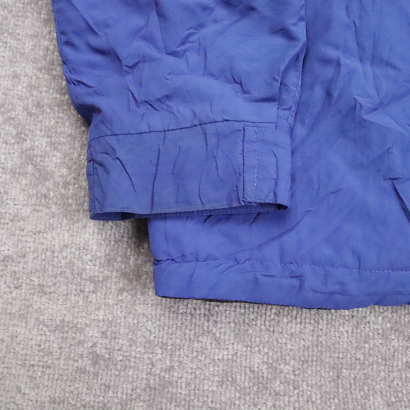 Vintage Imported Labatt Blue Hockey Small Blue Long Sleeve Zip Snap Jacket - Picture 13 of 16